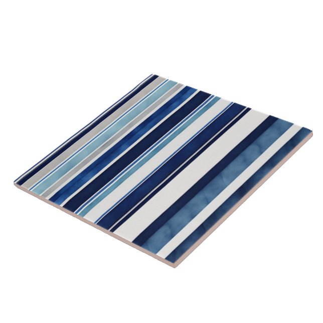 Summer Navy Blue Popular Boat Stripes Collection Fliese (Seite)