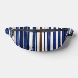 Summer Navy Blue Trendboot Stripes Collection Bauchtasche