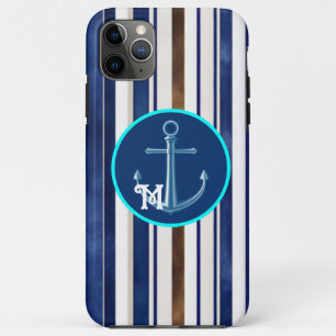 Summer Navy Blue Trendboot Stripes Collection Case-Mate iPhone Hülle