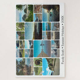 Summer New Zealand Travel Souvenir Foto Collage Puzzle