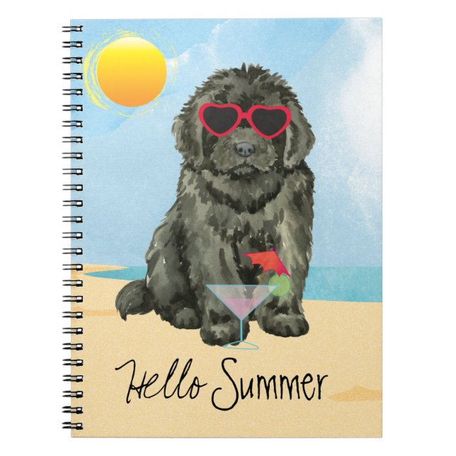 Summer Newfundland Notebook Notizblock (Vorderseite)