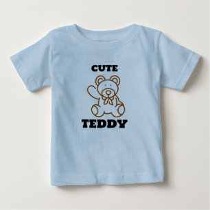 Summer Niedlich Bär Teddy Kids Baby T-shirt