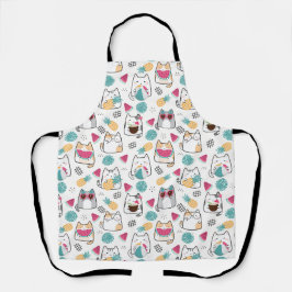 Summer Niedlich Cats Muster Schürze