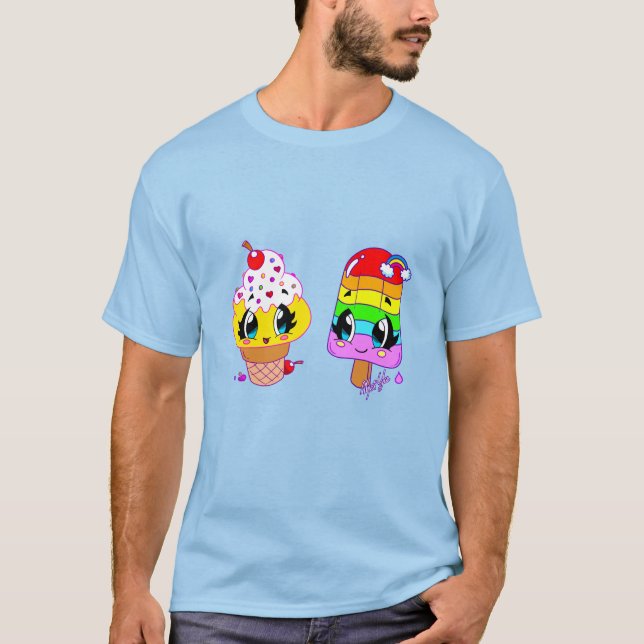 Summer Niedlich Leckereien Art Gefärbte Krawatte S T-Shirt (Vorderseite)