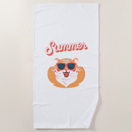 Summer Niedlich Tiger Beach Handtuch
