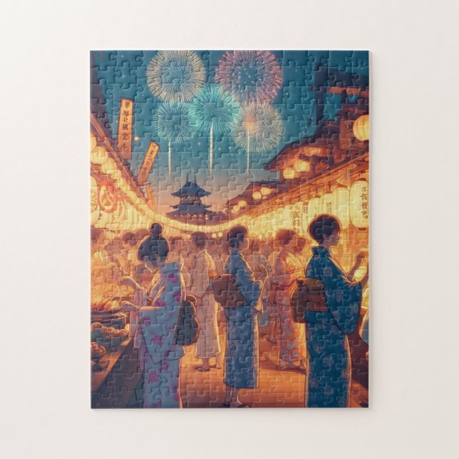 Summer Night in Kyoto – Festival Puzzle (Vertikal)