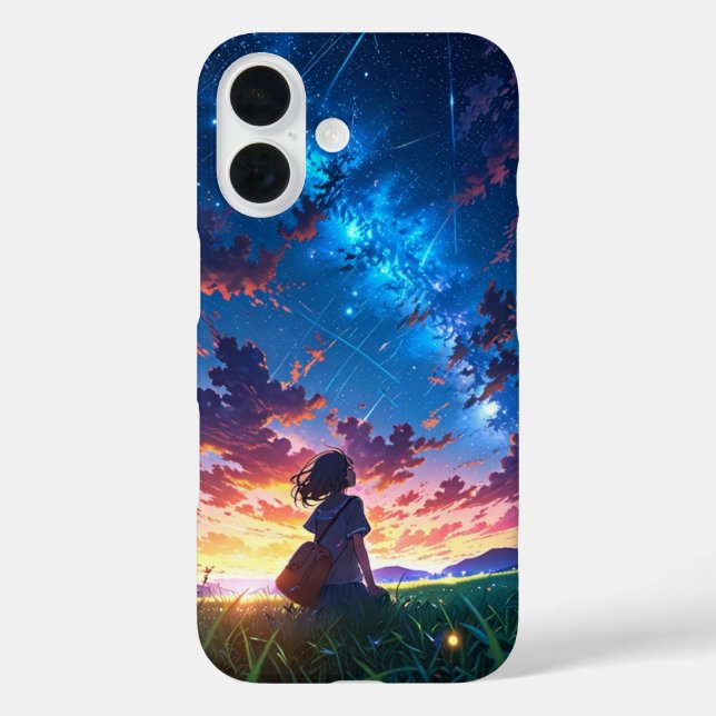 Summer Night Sky Case-Mate iPhone Hülle (Rückseite)