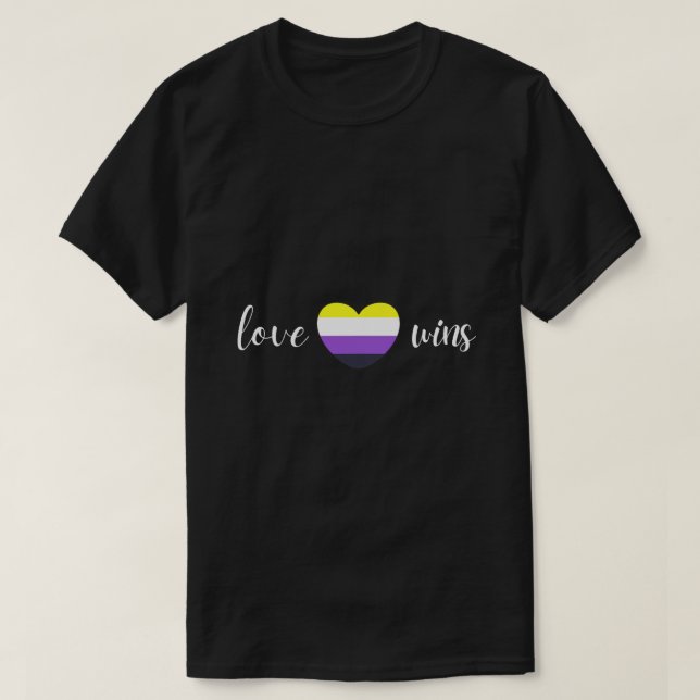 Summer Nonbinary Pride NB Kein Geschlecht nur Gäns T-Shirt (Design vorne)