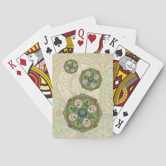 Summer Nouveau Classic Spielkarten (Rückseite)