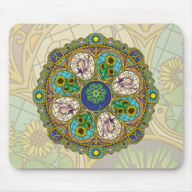 Summer Nouveau Mousepad (Vorne)