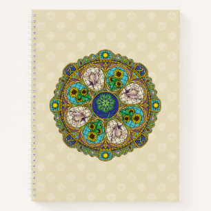 Summer Nouveau Spiral Notebook Notizbuch