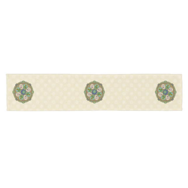 Summer Nouveau Table Runner Kurzer Tischläufer (Horizontal)
