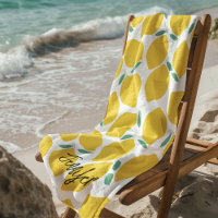 Summer Novelty Lemon-Gemustertes Personalisiertes