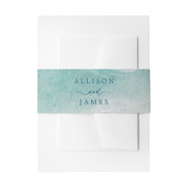 Summer Ocean Blue Beach Elegance Belly Band