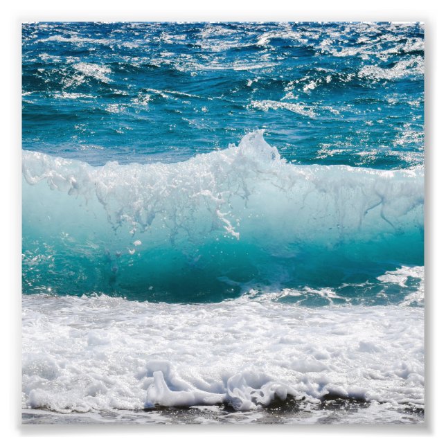 Summer Ocean Waves Fotodruck (Vorne)