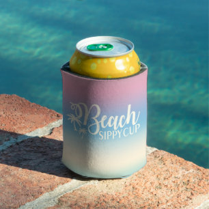 Summer Ombre Funny Niedlich Beach Sippy Cup Dosenkühler
