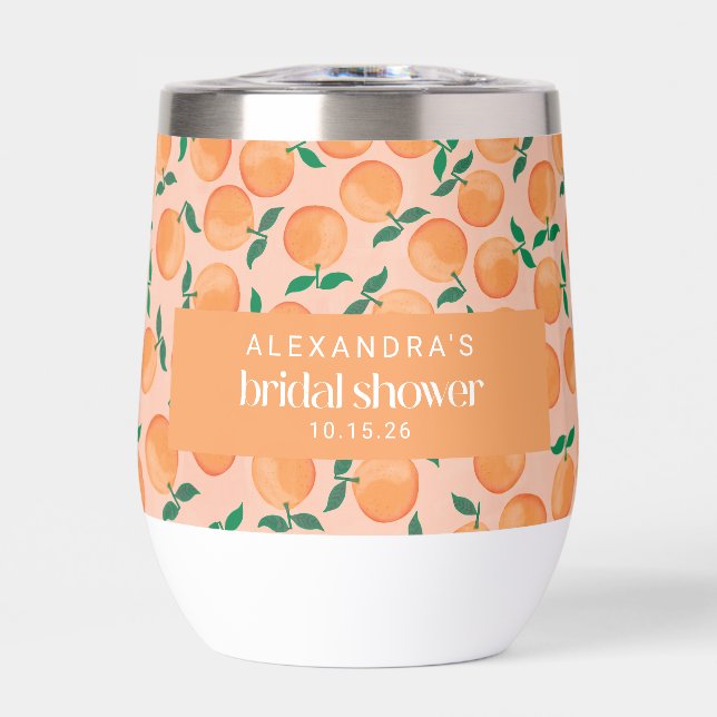 Summer Orange Fruchtrosa Brautparty Custom (Vorderseite)