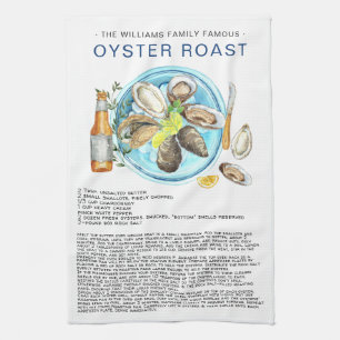 Summer Oyster Roast   Recipe Heirloom Teetuch Geschirrtuch