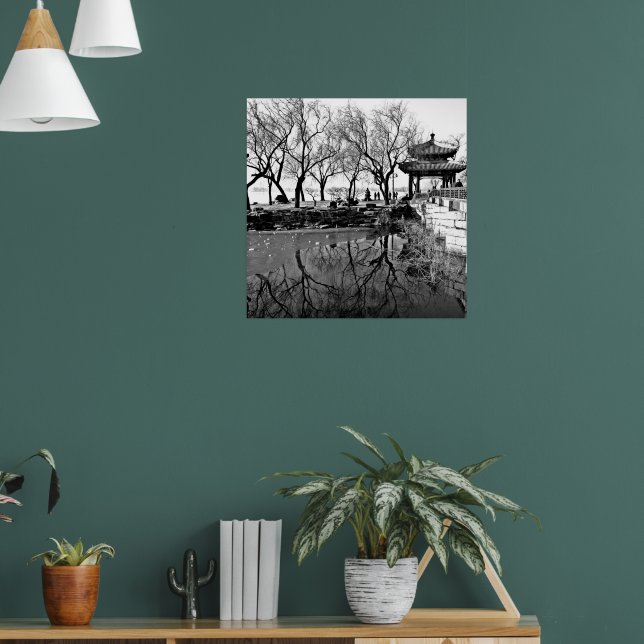 Summer Palace B&W Poster (Wohnzimmer 1)