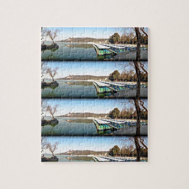 Summer Palace Boote Puzzle (Vertikal)