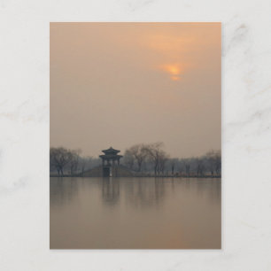 Summer Palace Sunset Postkarte