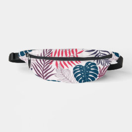 Summer palm layout rainforest leaf motif beach bauchtasche