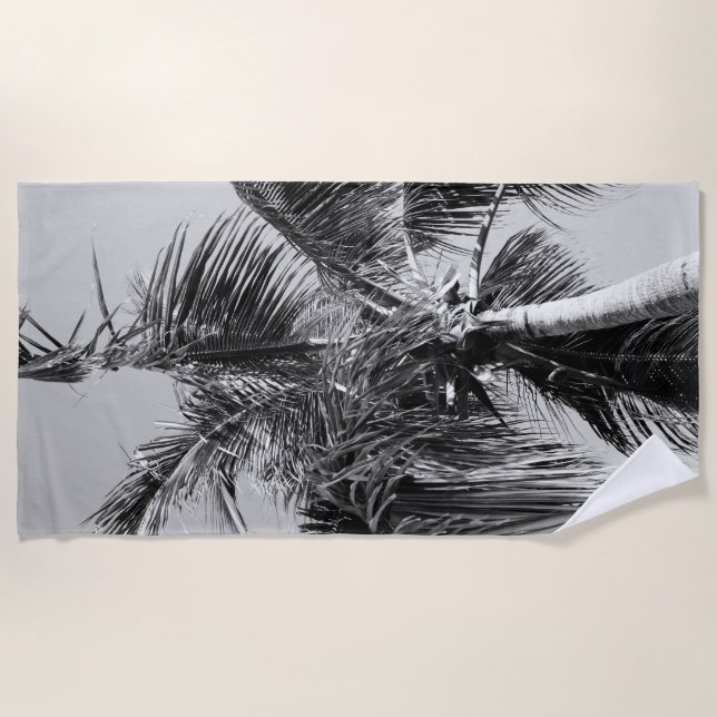 Summer Paradise Palm Tree #4 #tropical #wall #art Strandtuch (Vorderseite)