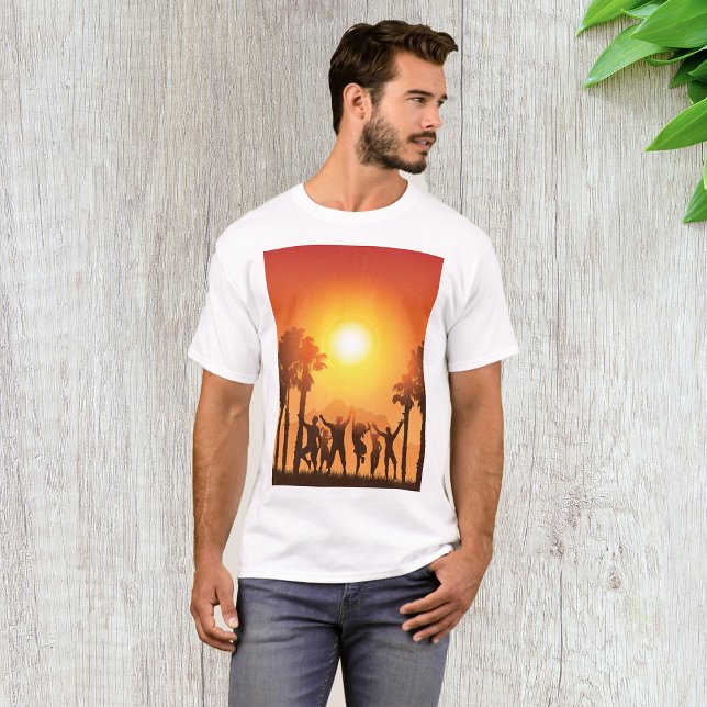 Summer Party Dancing Mens T - Shirt (Von Creator hochgeladen)