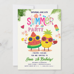 Summer Party Einladung
