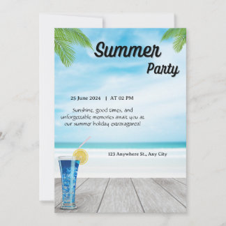 Summer Party Einladung