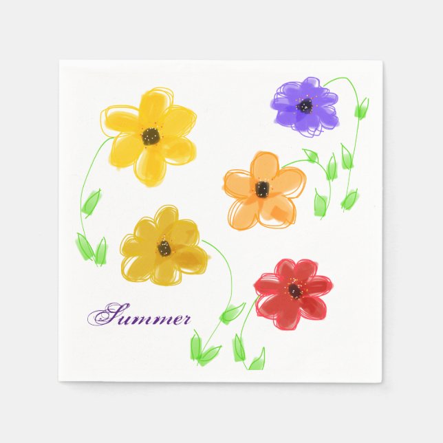 Summer Party Napkins Serviette (Vorderseite)