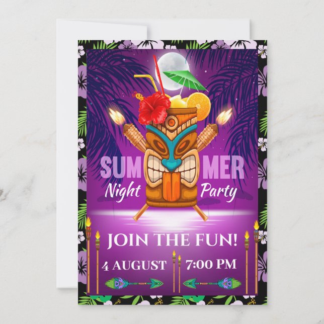 Summer Party - Siehe Rückseite Einladung (Rückseite)