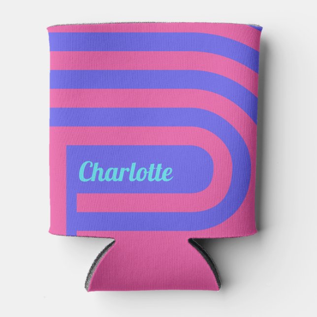 Summer Pastel Maze Dosenkühler (Vorderseite)