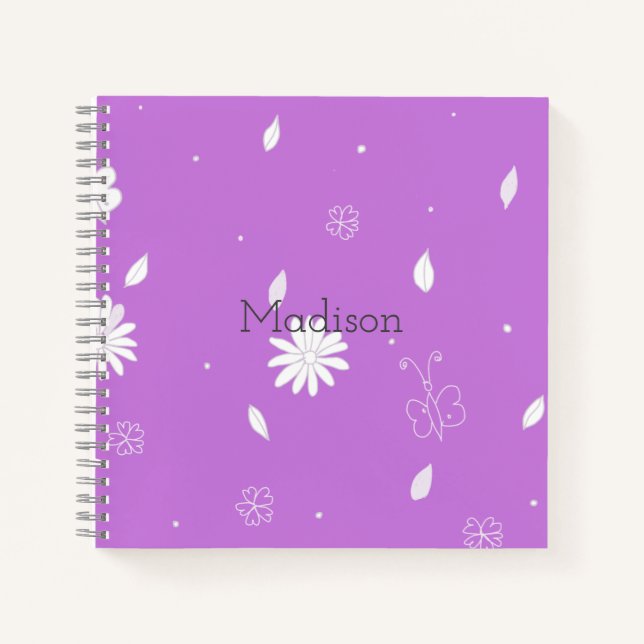 Summer Pattern Notebook Notizbuch (Vorderseite)