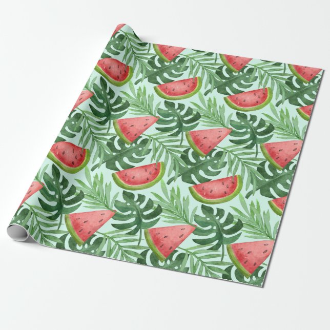 Summer Pattern Wrapping Paper Geschenkpapier (Ungerollt)