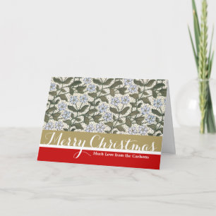 Summer Periwinkle Blume Hübsch Elegantes Flora Feiertagskarte