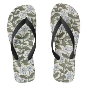 Summer Periwinkle Blume Hübsch Elegantes Flora Flip Flops