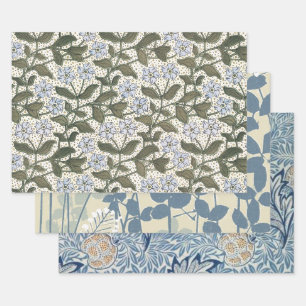 Summer Periwinkle Blume Hübsch Elegantes Flora Geschenkpapier Set