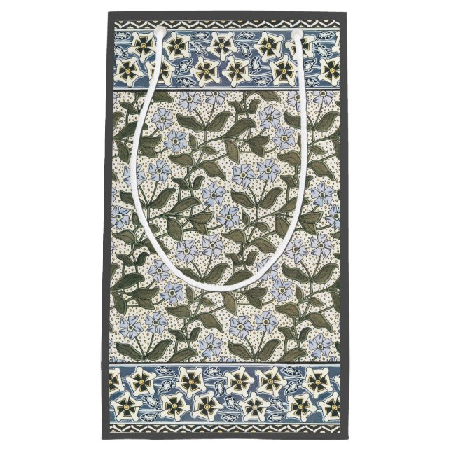 Summer Periwinkle Blume Hübsch Elegantes Flora Kleine Geschenktüte (Vorderseite)