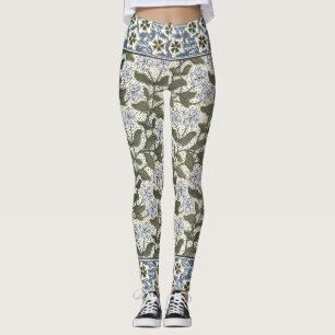 Summer Periwinkle Blume Hübsch Elegantes Flora Leggings