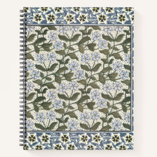 Summer Periwinkle Blume Hübsch Elegantes Flora Notizbuch