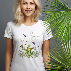 Summer Person Dandelion Begünstigte Sprichwort T - T-Shirt