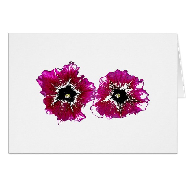 Summer Petunias (Vorderseite (Horizontal))