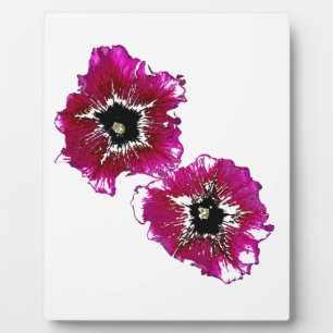 Summer Petunias Fotoplatte