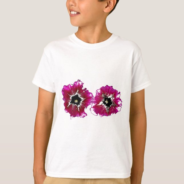 Summer Petunias T-Shirt (Vorderseite)
