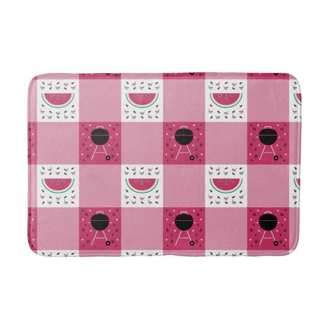 Summer Picnic Bath Mat Badematte (Vorderseite)