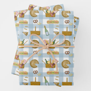 Summer Picnic in der Park Housewarming Hostess Geschenkpapier Set