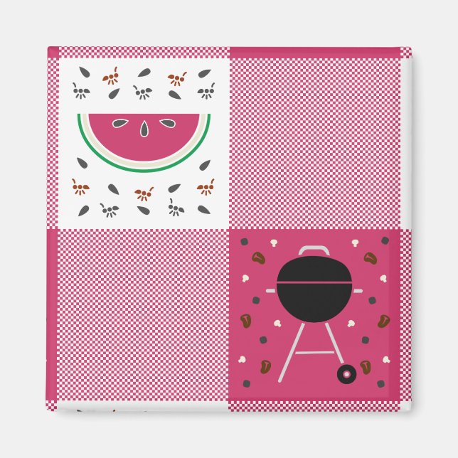 Summer Picnic Magnet (Vorne)