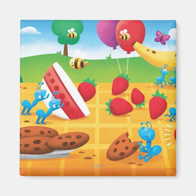 Summer Picnic Magnet (Vorne)