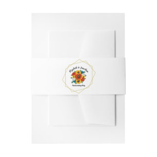 Summer Picnic Party Geometric Floral Einladungsbanderole